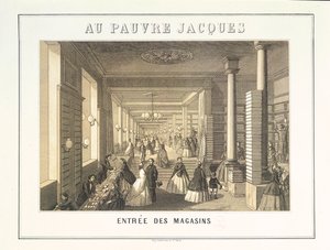 在Pauvre Jacques：商店入口处 作者 法语学校